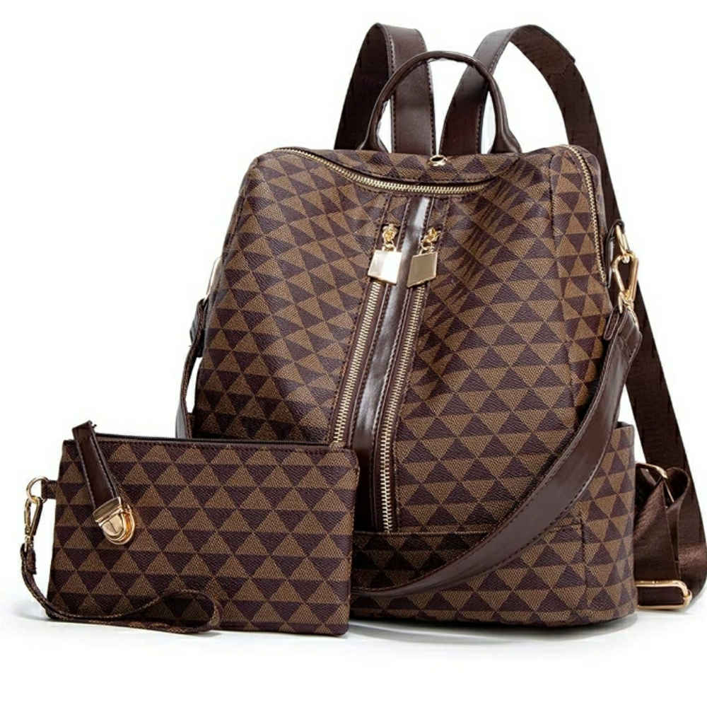 Fashion backpacks for women. Comes with a purse